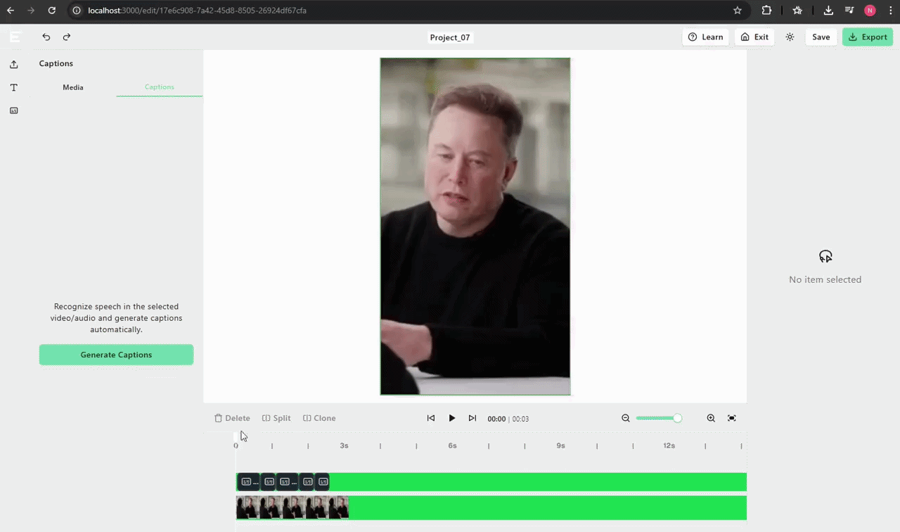 AI Transcription Demo